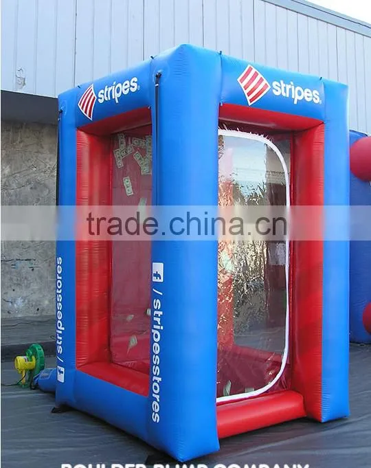 new inflatable Cash Machine inflatable cash cube for sale