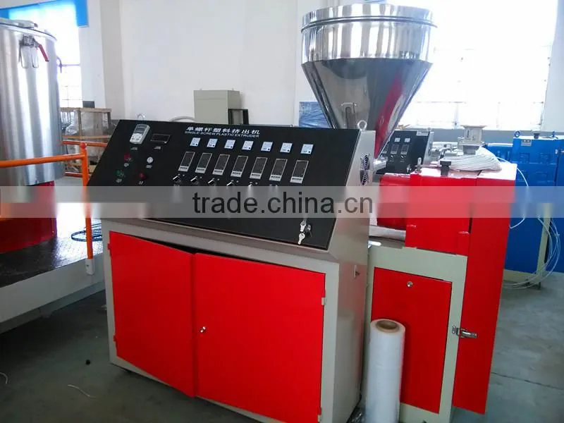plastic single corrugated pipe production line