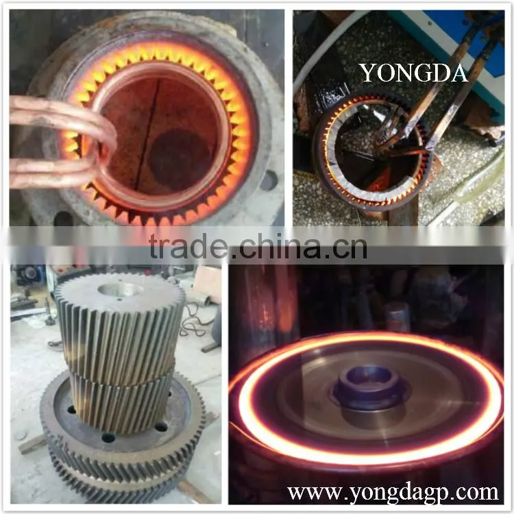 Heat exchanger for induction heating machine cooling