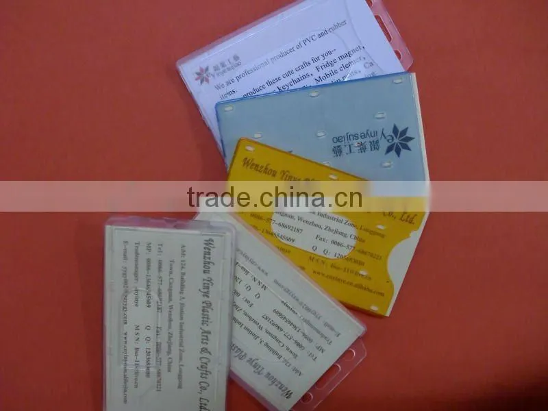 Factory Price Plastic Card Cover for promotion or gift