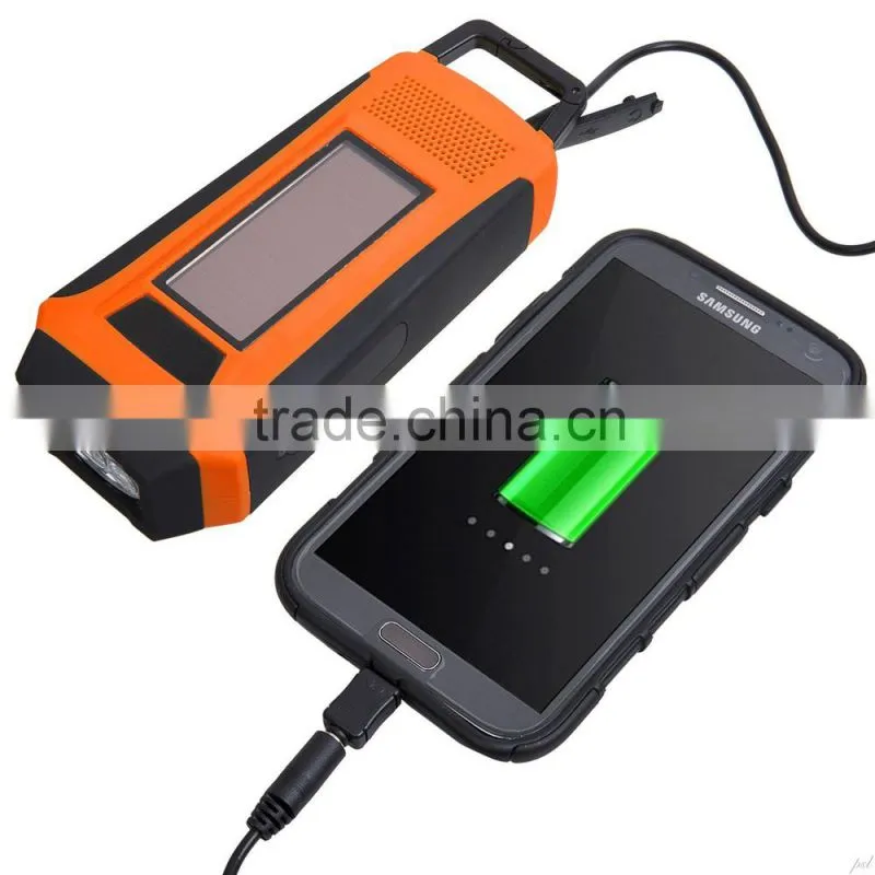 waterproof dynamo rechargeable flashlight radio led flashlights