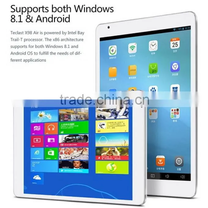 Original Teclast X98 Air 9.7 inch Android Intel CPU 2048x1536P 2+32GB/2+64GB 3G Dual WCDMA Tablet PC