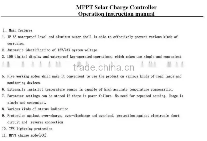 MPPT solar charge water heater intelligent controller 12v/24v 10A