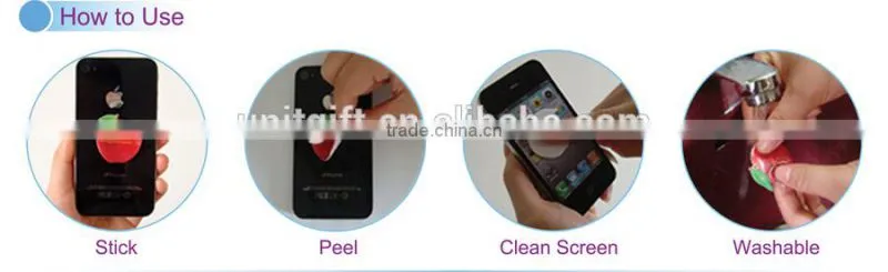 Free sticky mobile phone wipers,phone screen wipers