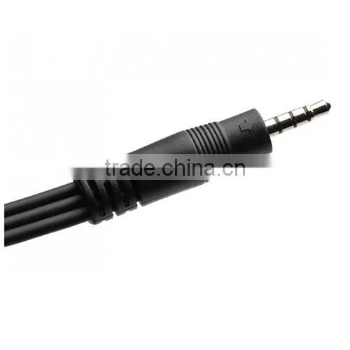 Original Xiaomi AV Cable 3.5mm to RCA 1.5m Black Audio Video Cable for Xiaomi Mi TV Box 3