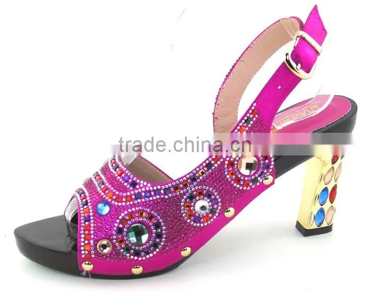2016 summer new ladies sandals with pu leather material