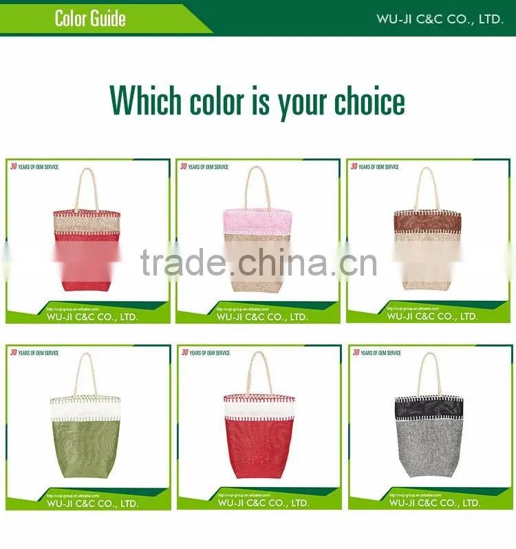 High quality natural jute ribbon burlap ribbon roll
