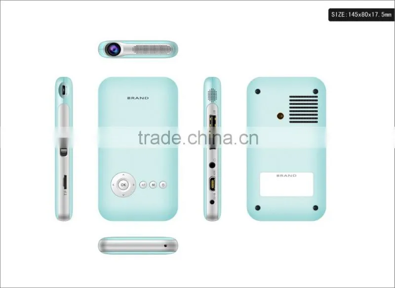 2016 FLYIN New HD Led Projector Pocket Smart android pico projector build in WiFi Android Cheap Video Mini led Iphone Projector