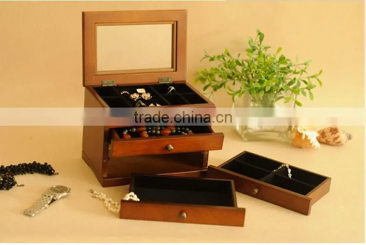 Alibaba China Wooden Custom Jewelry Box for Jewelry
