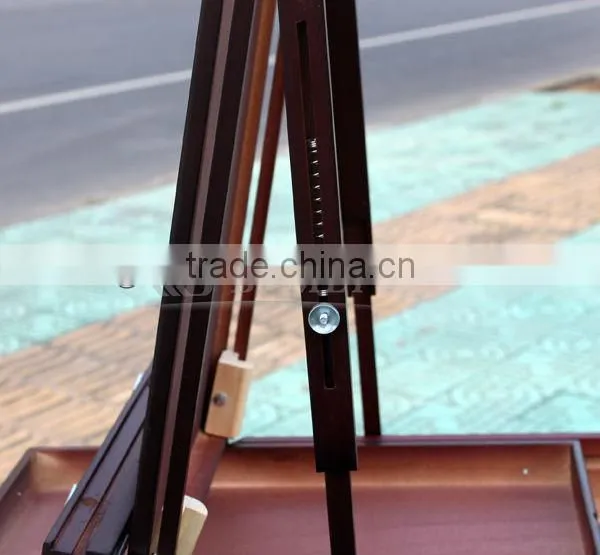 in stock portable three-legged wooden sketch box easel French easel box