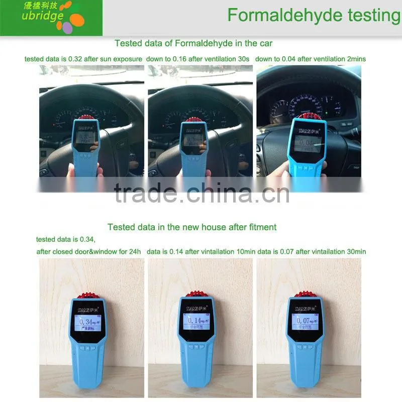 Hi precision Formaldehyde Analyzer with battery Cpacity 1000mAH