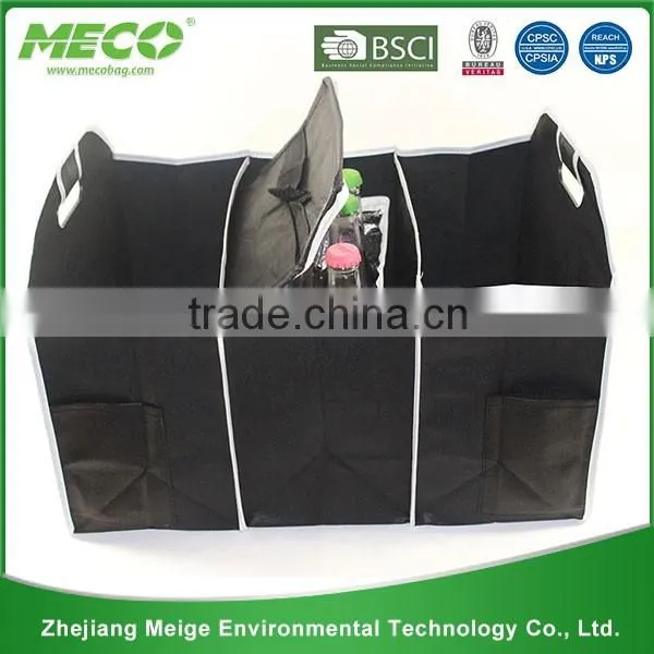 car organizer white non woven car boot organizer