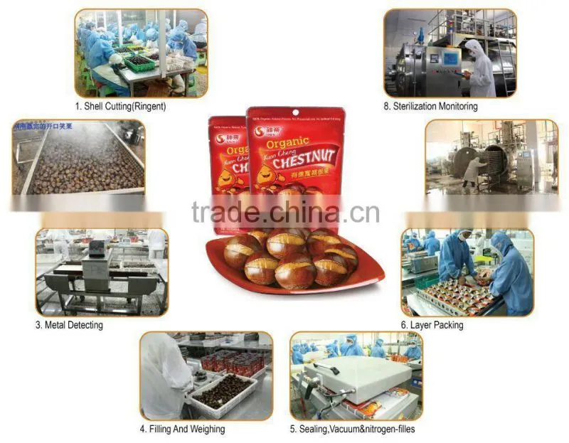 ROASTED RINGENT CHESTNUTS SNACKS Healthy Nuts Snacks For Sale