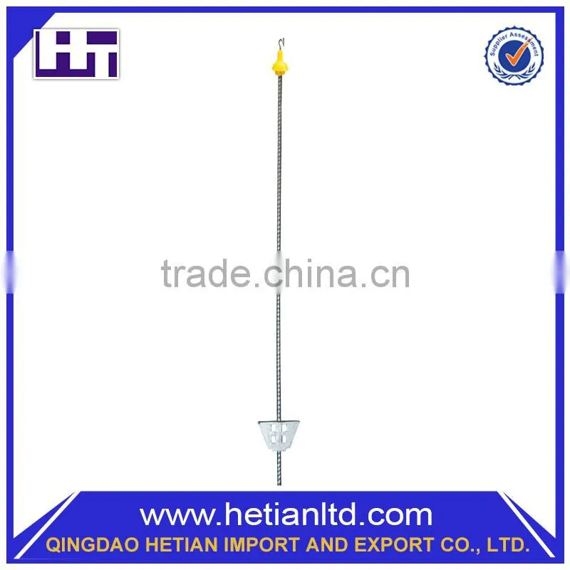 China Hot Dipped Modern Base Welded Stylish Home Designed Stainless Oval Spring Steel Fence Post
