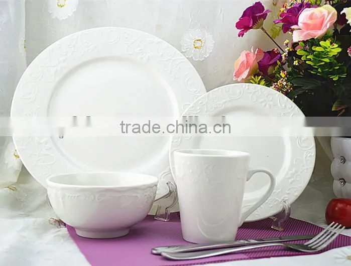 2016 hot sale restaurant dinner set custom ,ceramicdinnerware ,corelle dinnerware