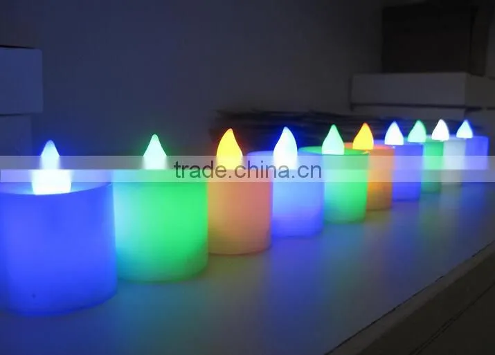 Mini decoration wax led candle flameless led candle