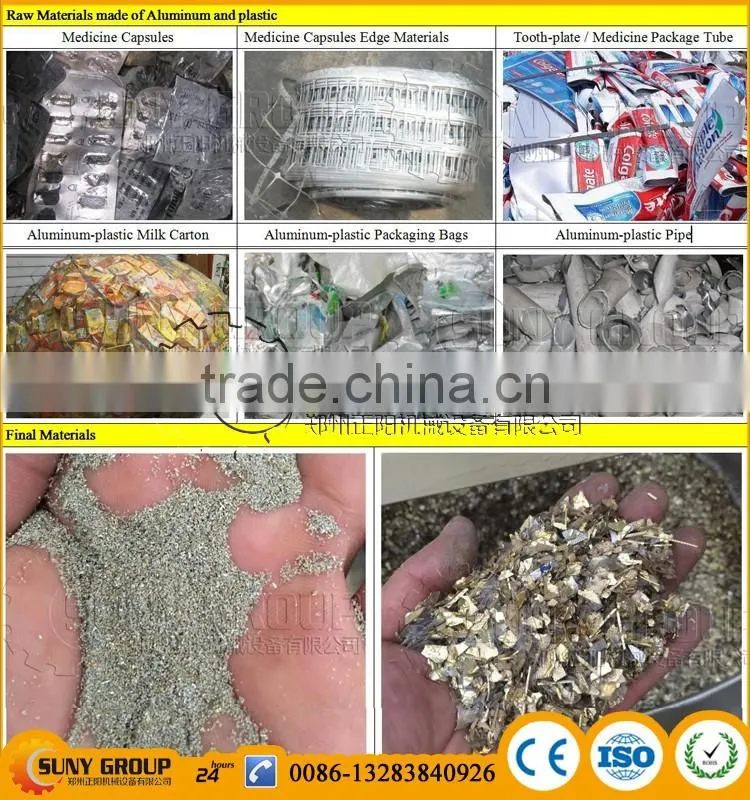 Top Sale Laminated Aluminum Foil Separating Machine Medical Blister Recycle Machine