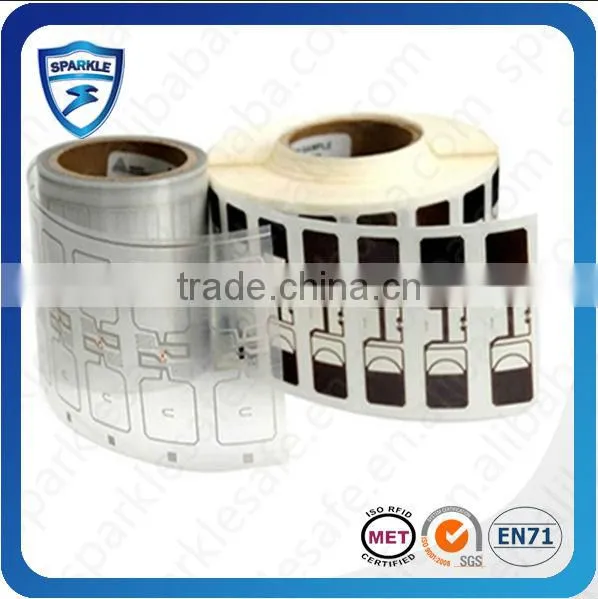 Laundry rfid sticker tag silicone inlay rfid dry / wet inlay