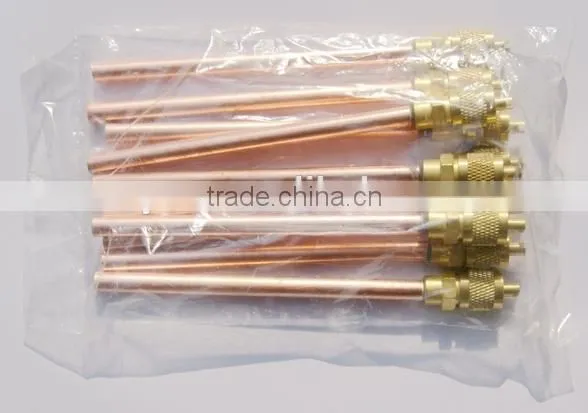 Refrigeration copper access valve