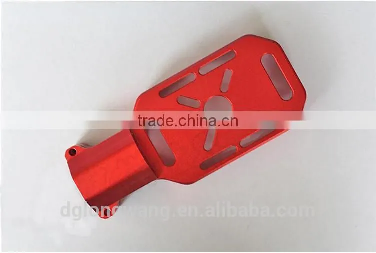Custom oxidizing cnc machining for Al quadcopter parts from Fji