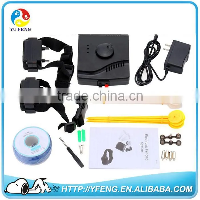 2016 W-227B pet fencing system -collar Waterproof and Rechargeable hot sell dog fence product