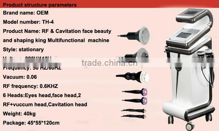 Home use vacuum and cavitation Ultrasonic liposuction weight loss machine factory price