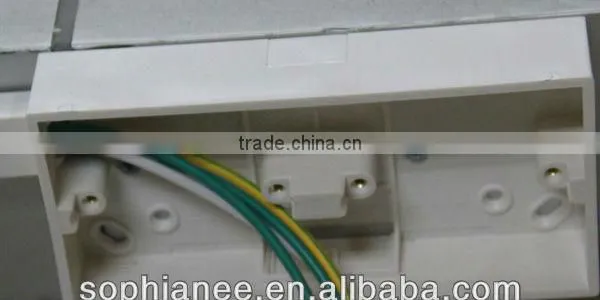 CE Certificates Fireproof Three Gangs Electrical PVC Boxes