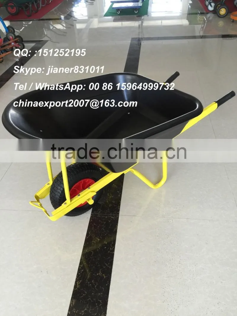 120L High Performance Australia Wheelbarrow with Large Plastic Tray WB8614P