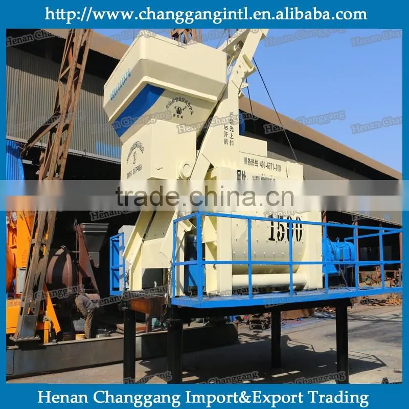 dual-axial forcing typ auto concrete mixer