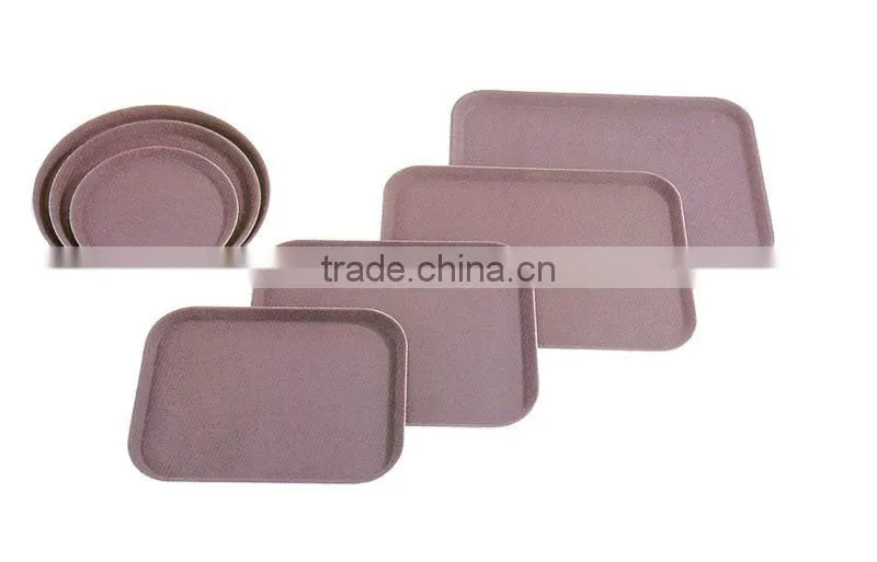 Plastic skidproof tray