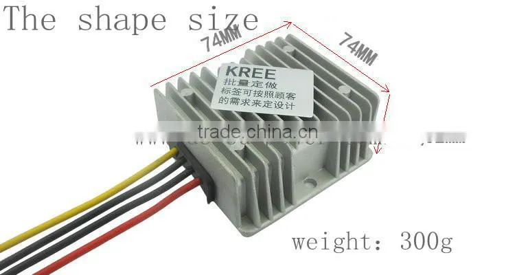 Car buck converter 24v 24v 12v auto turn turn turn 12v10A20A 24v 12v auto transformer
