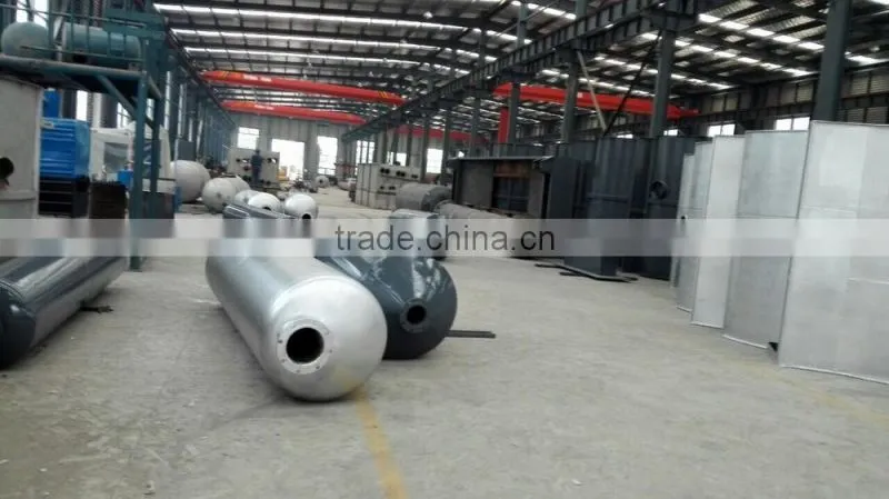 DAYI Latest Technology of 3-Level Dedust System Scrap Plastic To Oil Pyrolysis Machine Refining Plastic To Fuel