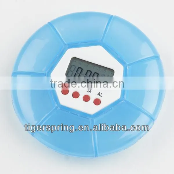 Simple popular plastic pill boxes timer