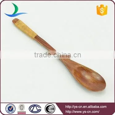 Kitchen Flatware Natural Wooden Handmade Small Edible Serving Spoon