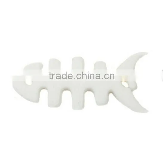 Fish Shaped Silicone cable holder &Silicone cable keeper&earphone cable winder