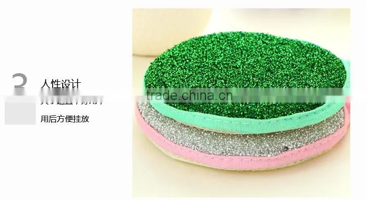 Q100 Plastic kitchen cleaning sponge brush