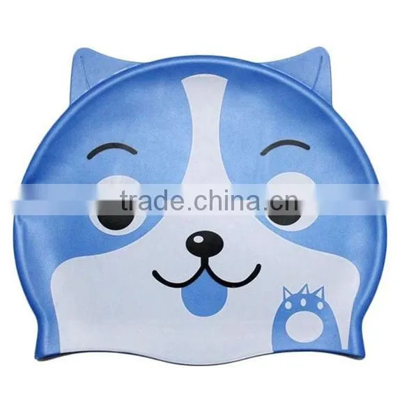 Fashion animal print 100% food grade silicone caps for kids