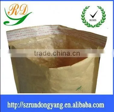 customer printing yellow Self-adhesive kraft paper foil bubble Courier bags