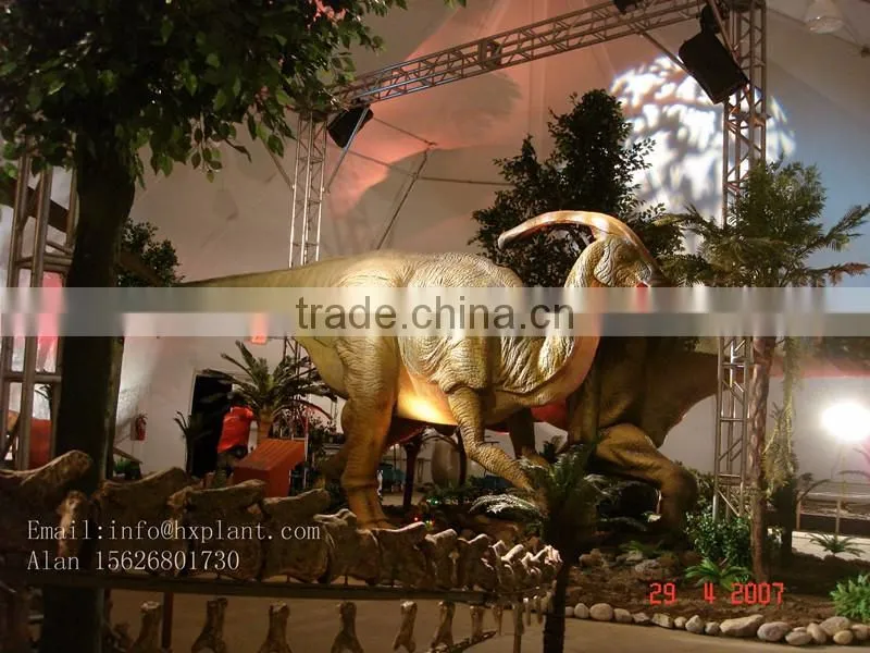 Artificial fern fake green plant decor for dinosaur world theme park