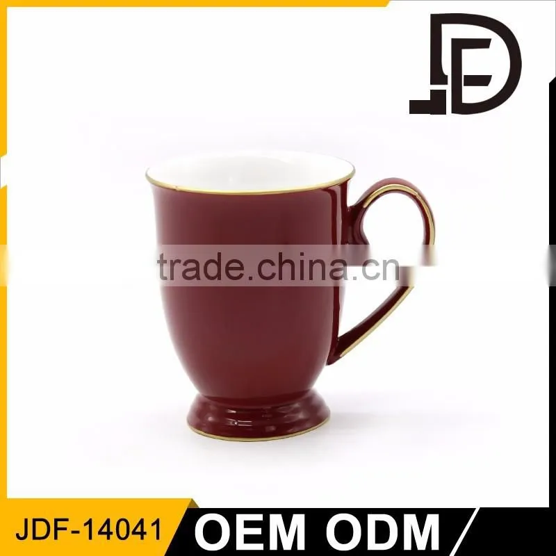 Drinkware porcelain colored tea infuser mug, green tea mug