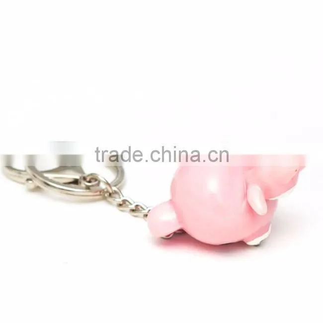 Pom pom keychain