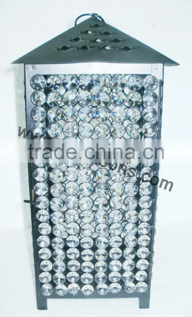 Clear Crystal Carved Votive Candle Holder for Home Decoration