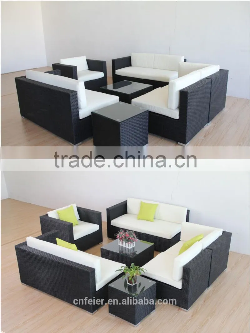 2014 garden rattan sofa sets living room furniture