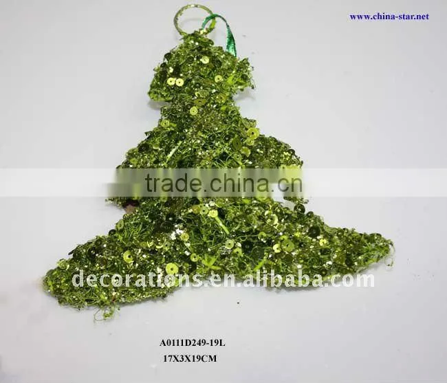 shiny christmas wreath