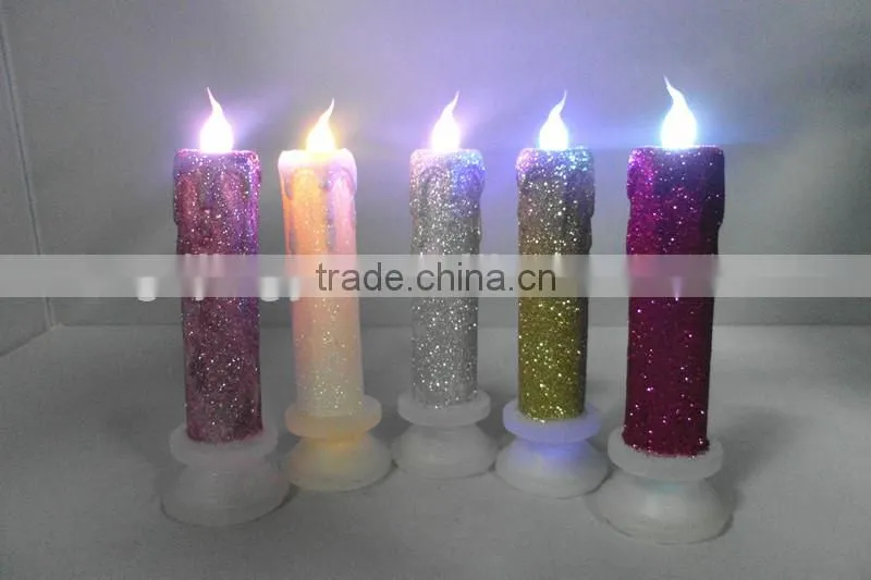 wholesale multi plastic led candle new decorations