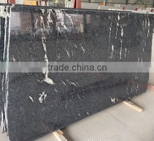 Chinese Jet Mist black Nero Branco granite for sale
