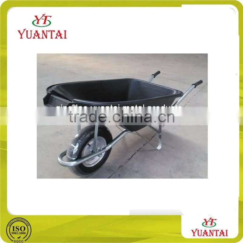 75L steel dural handle single wheel barrow with plastic bucket WB5600