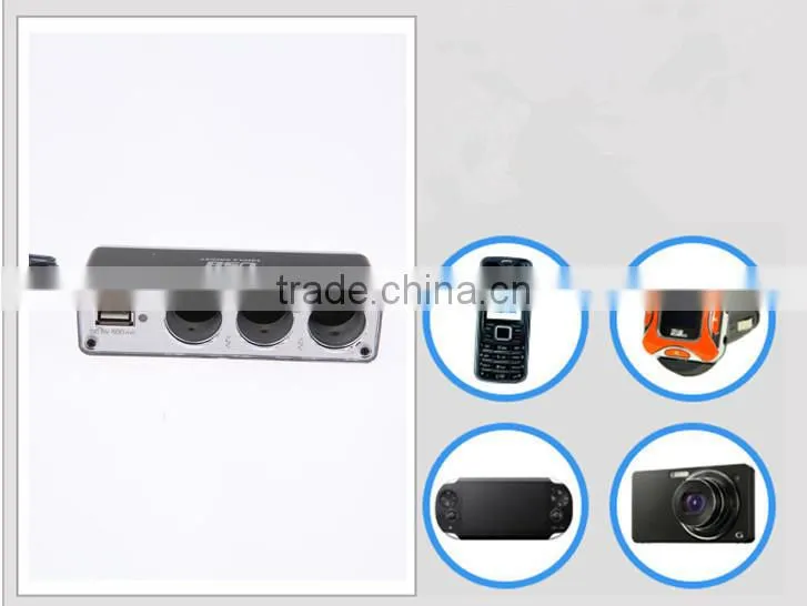 car charger In car usb triple socket for universal car