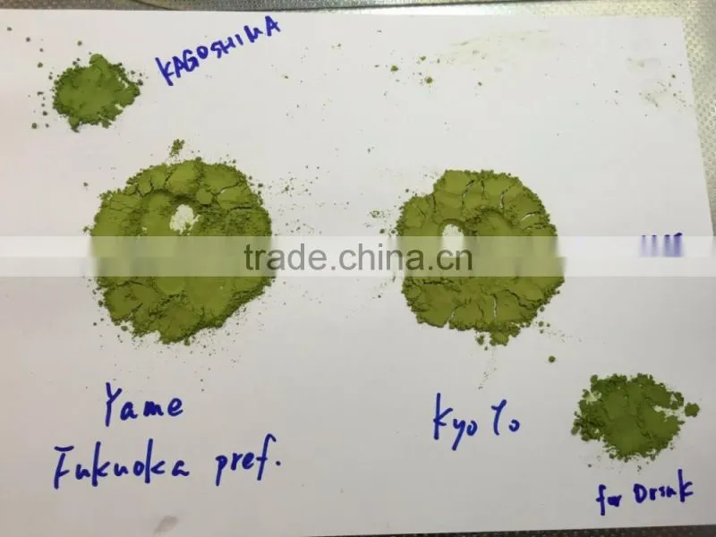 Japanese Green Tea Powder Organic Matcha produced in Kirishima stone milled matcha
