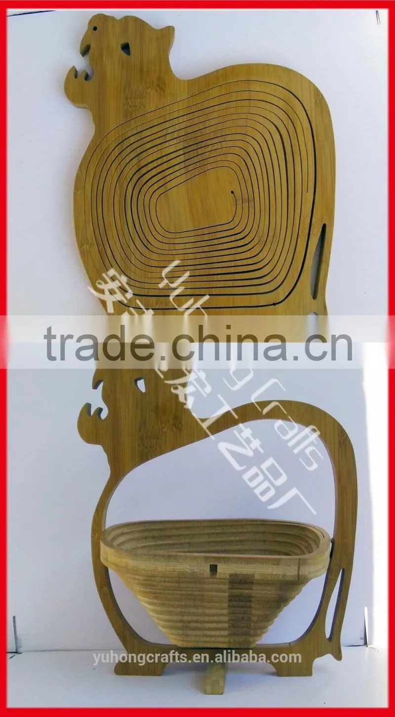100% handmade bamboo storage basket